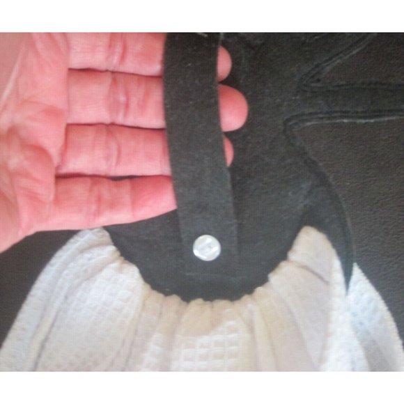 Cynthia Rowely Curious Halloween Embroidered Kitchen HANGING Towel Spider HTF - Picture 7 of 8